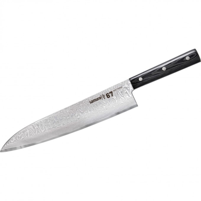 Европейский шеф нож SAMURA 67 DAMASCUS SD67-0087M Европейский шеф нож SAMURA 67 DAMASCUS SD67-0087M