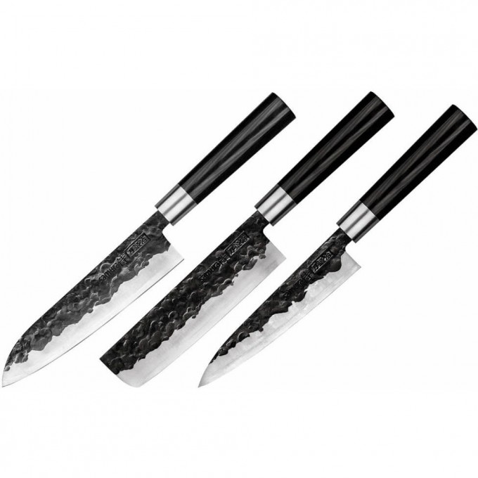 Набор из 3-х ножей SAMURA BLACKSMITH SBL-0220C/Y (SBL-0220C/K) Набор из 3-х ножей SAMURA BLACKSMITH SBL-0220C/Y (SBL-0220C/K)