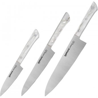 Набор из 3-х ножей SAMURA HARAKIRI SHR-0220AW/K