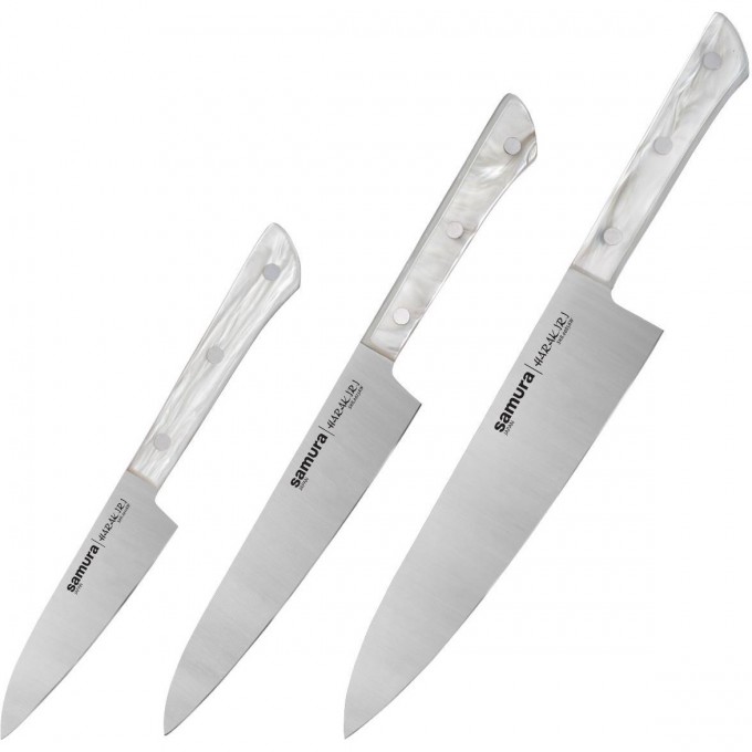 Набор из 3-х ножей SAMURA HARAKIRI SHR-0220AW/K Набор из 3-х ножей SAMURA HARAKIRI SHR-0220AW/K