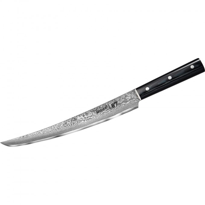 Нож для нарезки слайсер SAMURA 67 DAMASCUS SD67-0046MT Нож для нарезки слайсер SAMURA 67 DAMASCUS SD67-0046MT