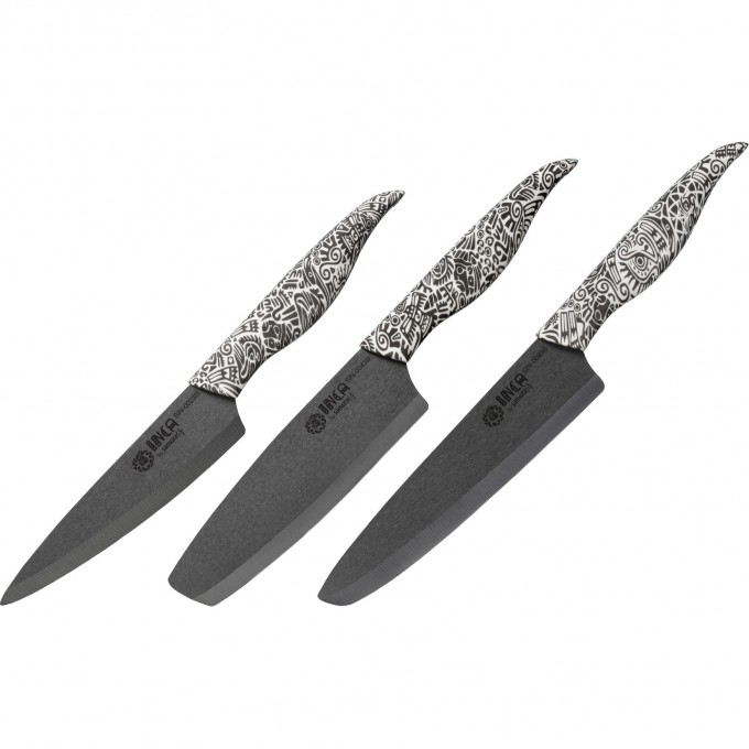 Набор из 3-х ножей SAMURA INCA SIN-0220 SIN-0220B Набор из 3-х ножей SAMURA INCA SIN-0220 SIN-0220B