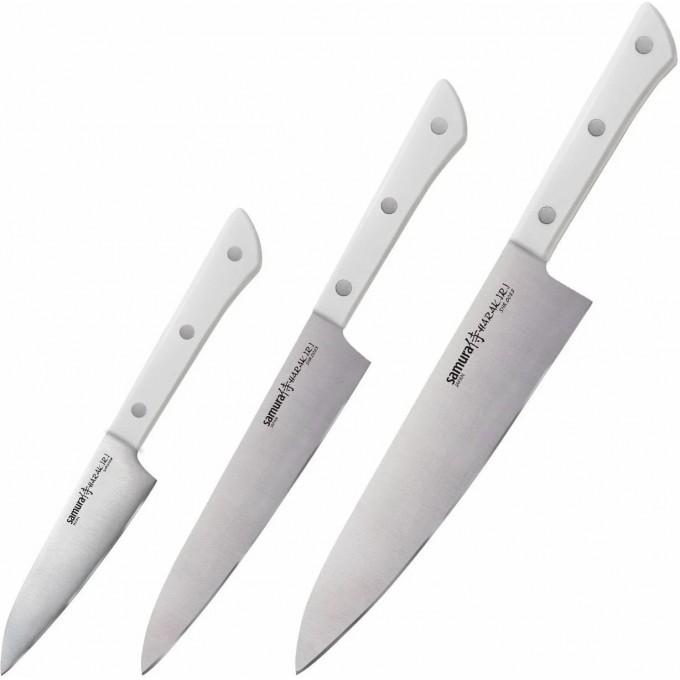 Набор ножей 3 в 1 SAMURA HARAKIRI 11, 23, 85 SHR-0220W/K Набор ножей 3 в 1 SAMURA HARAKIRI 11, 23, 85 SHR-0220W/K