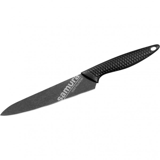 Нож кухонный SAMURA GOLF Stonewash универсальный 158 мм, AUS-8 SG-0023B/K SG-0023B-K Нож кухонный SAMURA GOLF Stonewash универсальный 158 мм, AUS-8 SG-0023B/K SG-0023B-K