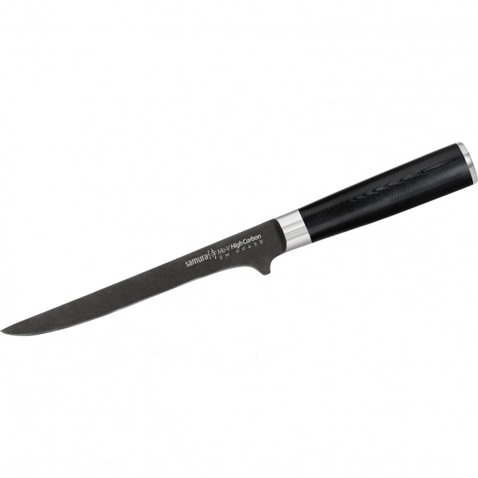 Нож обвалочный SAMURA MO-V STONEWASH SM-0063B SM-0063B/K Нож обвалочный SAMURA MO-V STONEWASH SM-0063B SM-0063B/K