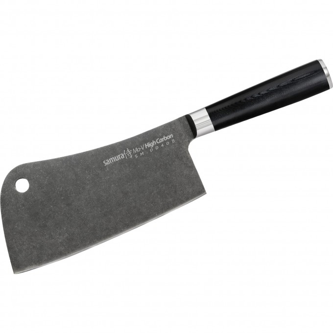 Топорик кухонный SAMURA MO-V STONEWASH SM-0040B SM-0040B/K Топорик кухонный SAMURA MO-V STONEWASH SM-0040B SM-0040B/K