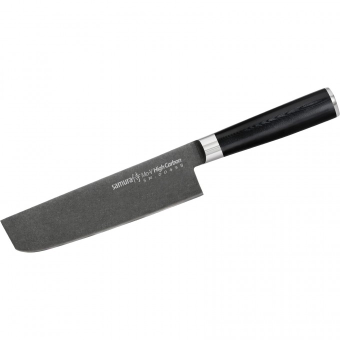 Японский топорик НАКИРИ SAMURA MO-V STONEWASH SM-0043B SM-0043B/K Японский топорик НАКИРИ SAMURA MO-V STONEWASH SM-0043B SM-0043B/K
