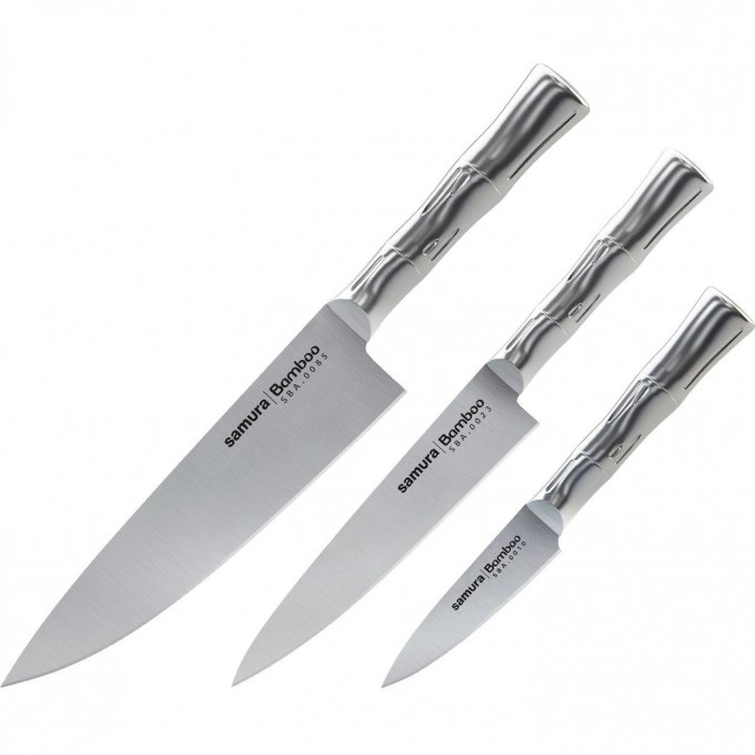Набор из 3 ножей SAMURA BAMBOO 10, 23, 85, AUS-8 SBA-0220/K Набор из 3 ножей SAMURA BAMBOO 10, 23, 85, AUS-8 SBA-0220/K