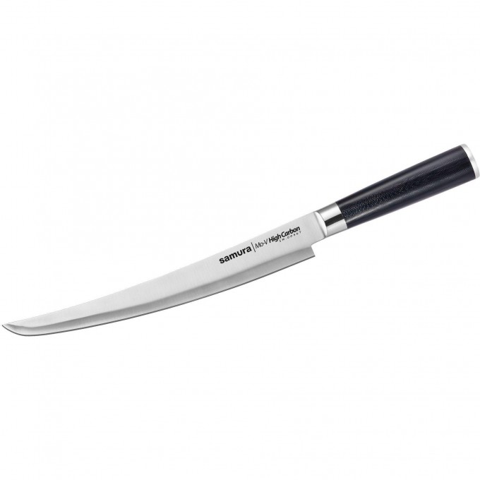 Нож для нарезки слайсер SAMURA MO-V Tanto SM-0046T/K Нож для нарезки слайсер SAMURA MO-V Tanto SM-0046T/K