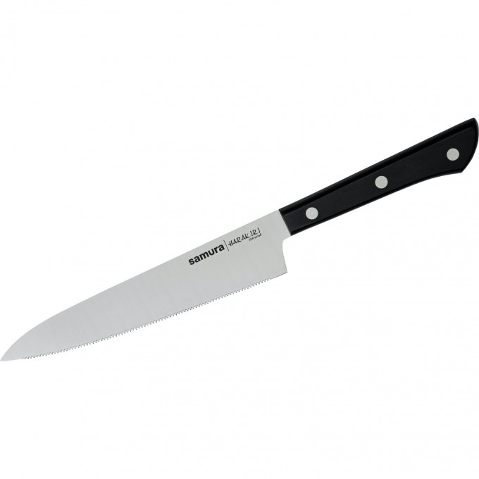 Нож кухонный серрейтор SAMURA HARAKIRI SHR-0024B SHR-0024B/K Нож кухонный серрейтор SAMURA HARAKIRI SHR-0024B SHR-0024B/K