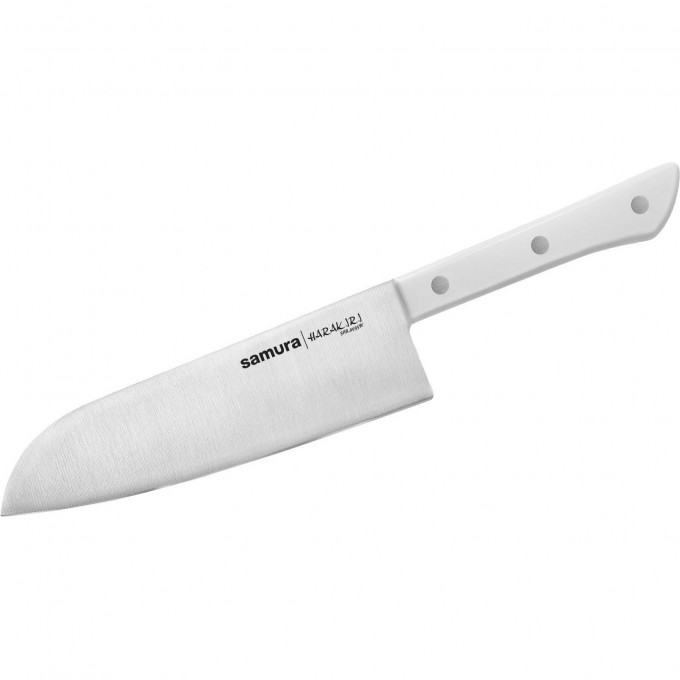Нож Сантоку SAMURA HARAKIRI 175 мм, коррозионностойкая сталь, ABS пластик SHR-0095W/K Нож Сантоку SAMURA HARAKIRI 175 мм, коррозионностойкая сталь, ABS пластик SHR-0095W/K