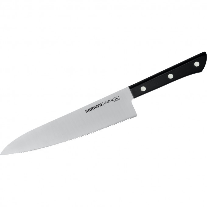 Шеф нож серрейтор SAMURA HARAKIRI SHR-0086B SHR-0086B/K Шеф нож серрейтор SAMURA HARAKIRI SHR-0086B SHR-0086B/K